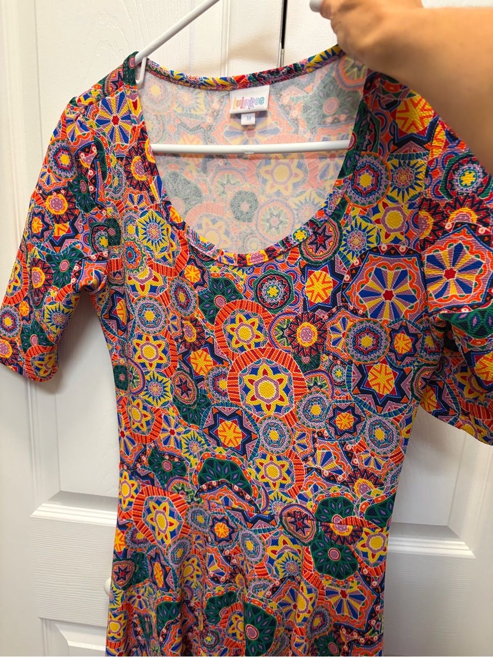 LuLaRoe Nicole Dress - Multi Color Kaleidoscope Print